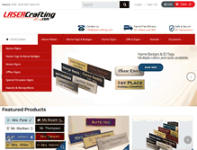 Tablet Screenshot of lasercrafting.com